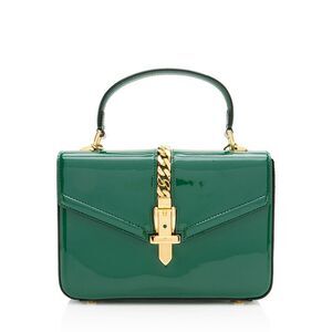 Gucci Patent Leather Sylvie 1969 Mini Top Handle